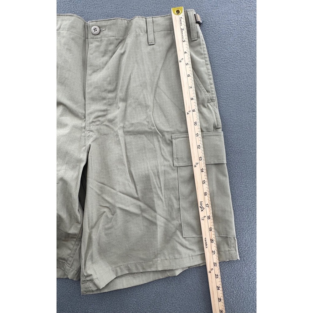 TRU-SPEC Cargo Shorts Men L Khaki Tan Ripstop Tactical Utility 6-Pocket Gorpcore - Picture 9 of 11